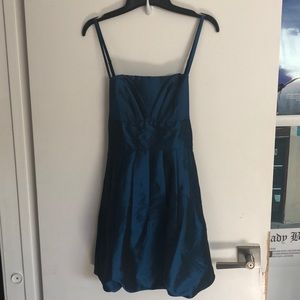 Blue iridescent dress